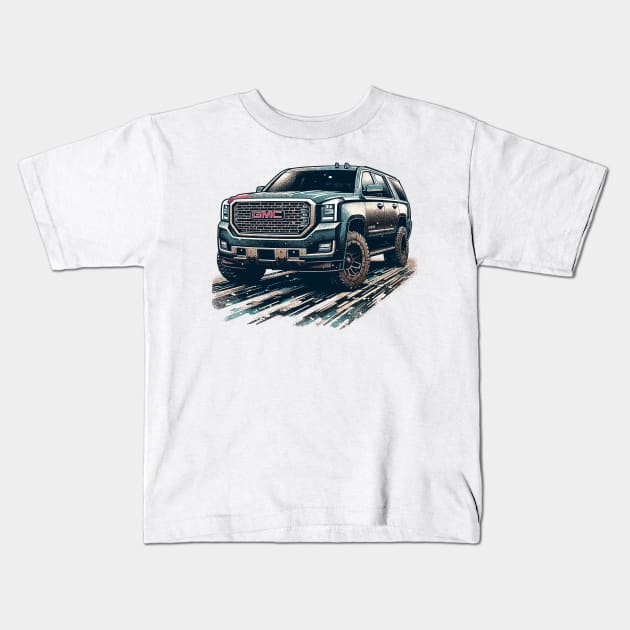 GMC Yukon Kids T-Shirt by Vehicles-Art